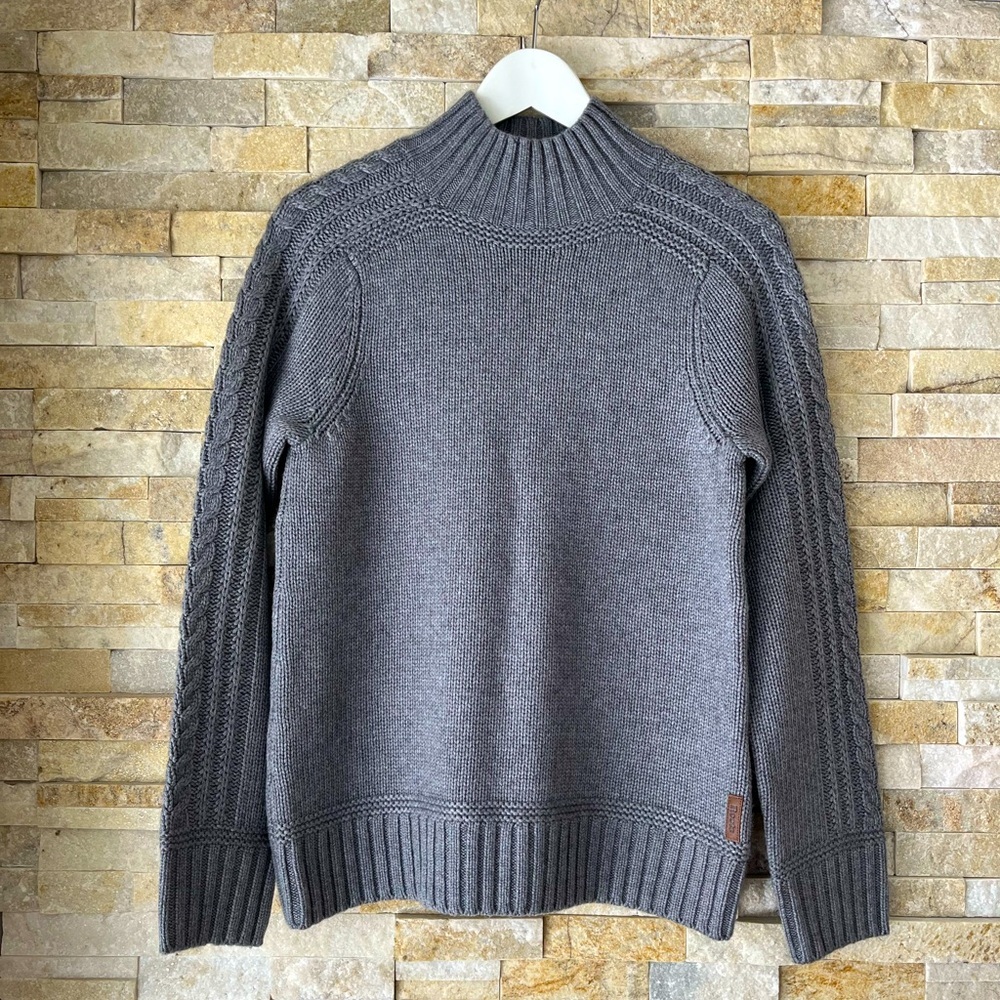 NWT Roots Aspen Mock neck cashmere sweater, SML